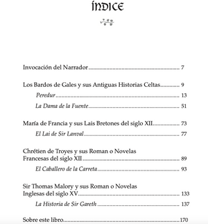 LEYENDAS DE LA CORTE DEL REY ARTURO